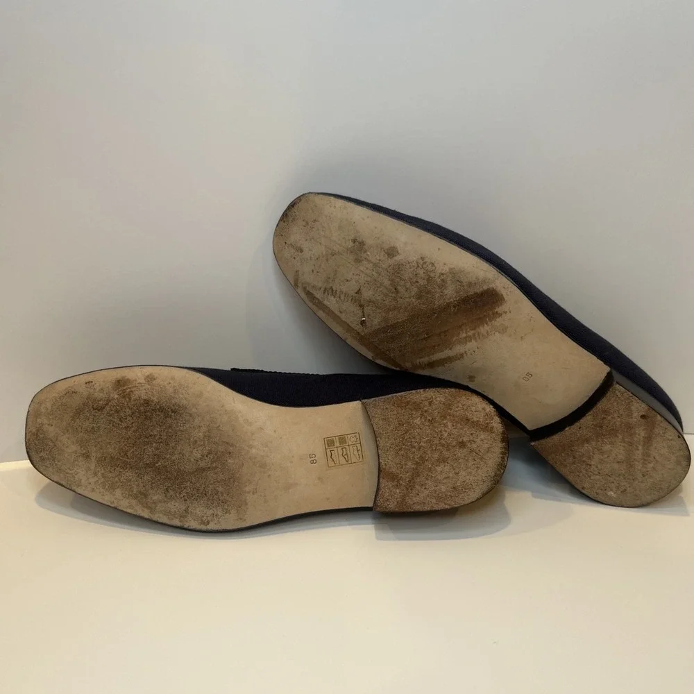 Peal & Co Brooks Brothers Lobster Embroidered Loafers Made England Mens 8.5